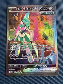 Iron Valiant EX 249/182 Sv04 Paradox Rift Holo NM - Image 1