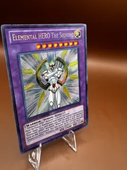 Yugioh! LP Elemental HERO The Shining PRC1-ENV01 Secret Rare Limited Edition - Image 3