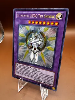 Yugioh! LP Elemental HERO The Shining PRC1-ENV01 Secret Rare Limited Edition - Image 4