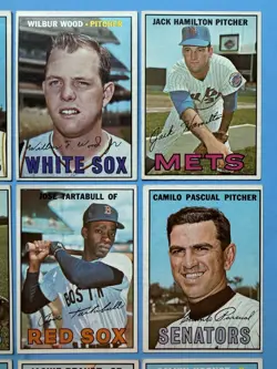 1967 Topps Baseball Lot Of 24, Bill White, Palmer Blanks Dodgers, Vgex-Ex - Image 4