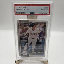 2026 Topps Series 1 - Shohei Ohtani #200 PSA 10 Gem Mint - Image 1