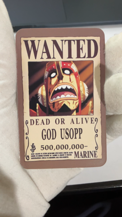 Usopp One Piece Wanted Set ACG Holo Anime Card Dead or Alive - Image 2