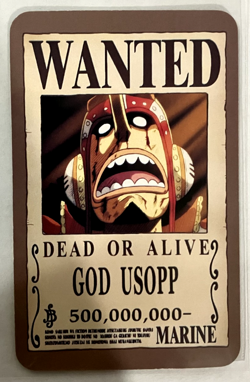 Usopp One Piece Wanted Set ACG Holo Anime Card Dead or Alive - Image 4