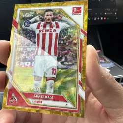 2025-26 Topps Chrome Bundesliga Said El Mala Gold Rookie 1/50 Fc Koln RC - Image 1