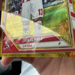 2025-26 Topps Chrome Bundesliga Said El Mala Gold Rookie 1/50 Fc Koln RC - Image 4
