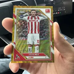 2025-26 Topps Chrome Bundesliga Said El Mala Gold Rookie 1/50 Fc Koln RC - Image 5