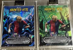 2 2025 Wild Card Haunted Hits Monster Hunt Lamine Yamal 1/2 Wave & 2/3 Laser RC - Image 1