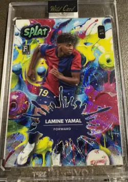 2024 Wild Card SPLAT Rookie Rainbow Wave 1/1 - Lamine Yamal - Image 1