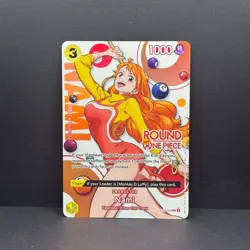 Nami One Piece x Round 1 USA English Promo Card ST29-008 - NM - Image 1