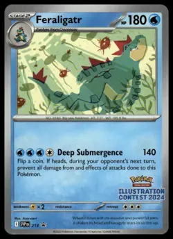 Feraligatr #213 SV: Scarlet & Violet Promo Cards Pokemon - Image 1
