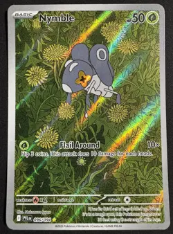 Nymble 096/094 Shrouded Fable Illustration Rare Pokemon Card IR NM/M - Image 1