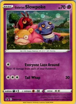 Galarian Slowpoke - Promo SWSH: Sword & Shield Promo Cards SWSH126 NM - Image 1