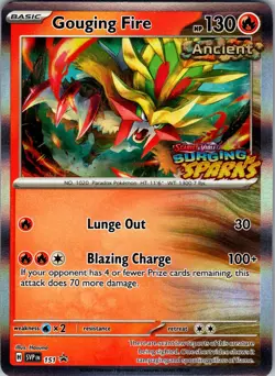 Gouging Fire - SV: Scarlet & Violet Promo Cards Reverse Holo 151 Near Mint - Image 1