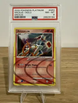 Pokemon TCG Cards Arceus AR3 Platinum Arceus Secret Rare Holo EXC - Image 1