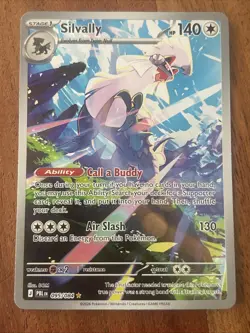 Pokemon TCG Silvally 095/084 Me05: Pitch Black Illustration Rare NM Card - Image 1
