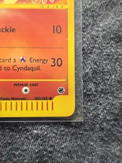 Cyndaquil Reverse Holo VLP 105/165 - Expedition Set - Nintendo Pokemon Card 🔥 - Image 5