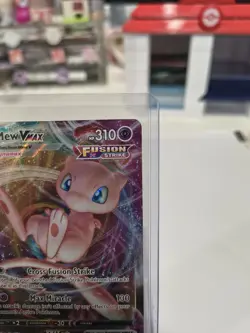 Pokemon Card Mew VMAX 114/264 Fusion Strike Holo Full Art English 2021 - Image 3