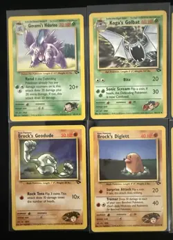 Pokemon WOTC Gym Series 16 Card Lot LP Charmander Blaine Misty Sabrina Giovanni - Image 2