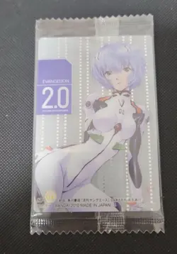 Neon Genesis Evangelion Rei Ayanami Wafer Card SP 01 Unopened Foil - Image 1