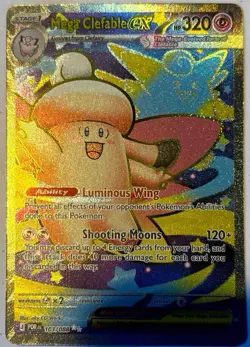 Mega Clefable EX 103/088 Perfect Order Full Art Holo Pokemon TCG - Image 1