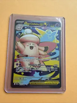 Mega Clefable ex 103/088 Full Art Ultra Rare ME03 Perfect Order Pokemon - Image 1