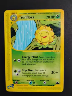 Sunflora 105/144 Skyridge Non-Holo NM Vintage Pokemon Card 2003 - Image 1