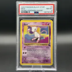 Pokemon Mew #8 Black Star Promo PSA 8 - Image 1