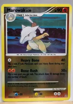 Pokemon MAROWAK 63/146 Reverse Holo (2008 Legends Awakened) - Image 1