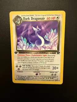 Dark Dragonair 1st Edition 33/82 Team Rocket NM Pokemon Card WOTC 33/82 - Image 1