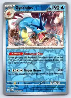 Gyarados 130/165 Rare 151 Pokemon Reverse Holo NM/M - Image 1