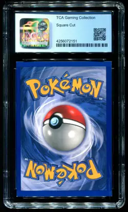 CGC 8 Ninetales Square Cut Holo Rare Base Set 1999 Pokemon Card #12 - Image 2