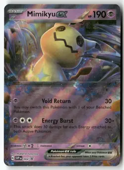 Mimikyu ex 004 Holo Promo Scarlet & Violet Promo Pokemon Moderately Played - Image 1