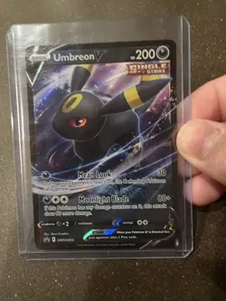Pokemon TCG Umbreon v SWSH203 Promo Lp - Image 1