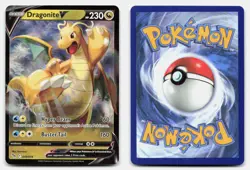Dragonite V 049/078 Holo V Rare Pokemon GO Pokemon Holo NM - Image 3
