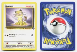 Meowth 56/64 Common Jungle Pokemon 1st Edition NM/LP - Image 3