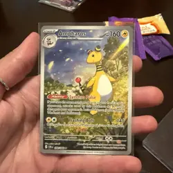 Pokemon TCG Ampharos 090/086 IR English Chaos Rising - Image 1