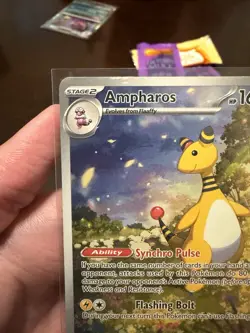 Pokemon TCG Ampharos 090/086 IR English Chaos Rising - Image 2