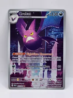 Pokemon TCG Crobat 93/86 Chaos Rising Illustration Rare - Image 1