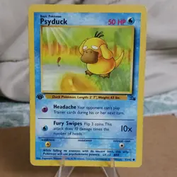 Pokemon Psyduck 1st Edition Fossil 53/62 WOTC tcg - Image 2