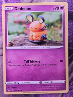 Dedenne 077/185 Common Vivid Voltage Pokemon Near Mint - Image 1
