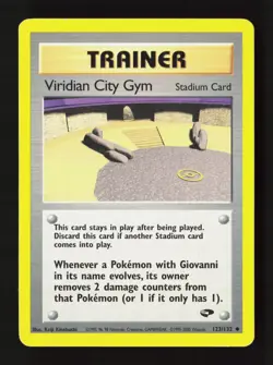 Viridian City Gym 123/132 Uncommon Gym Challenge Pokemon Unlimited MP - Image 1
