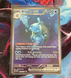 Blastoise ex 200/165 Pokemon 151 SIR Special Illustration Rare Holo ENG - Image 1