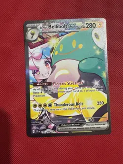 Pokemon TCG Journey Together lono's Bellibolt EX 183/159 Illustration Rare Holo - Image 1