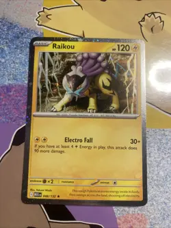 Pokemon TCG Raikou Cosmic Holo Rear NM Condition ￼ - Image 1