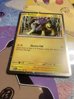 Pokemon TCG Raikou Cosmic Holo Rear NM Condition ￼ - Image 2