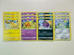 Pokemon TCG 3X Each Morpeko 116/195 Pikachu 049/195 Togedemaru & Dedenne NM - Image 1
