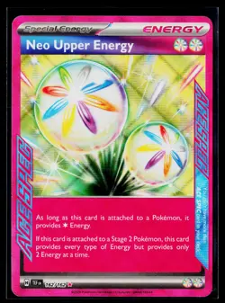 Neo Upper Energy 162/162 ACE SPEC Rare Temporal Forces Pokemon Holo Near Mint - Image 1
