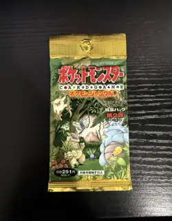 1997 Japanese Pokemon Jungle Set Booster Pack Vintage Factory Sealed - Image 1
