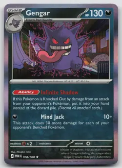 Gengar 050/088 Rare Perfect Order Pokemon Holo Near Mint - Image 1
