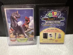 2007 4Kids TV Dinosaur King Triassic Titans Promotional & Sweepstakes Rules Card - Image 1